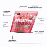 Colostrum avec probiotiques DE111® | Crème à la fraise